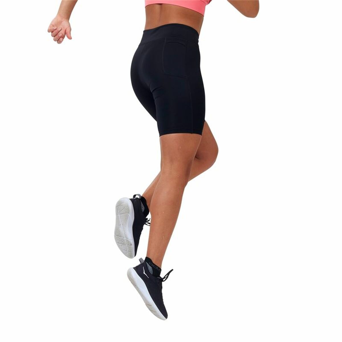 Korte Sportlegging Odlo Essential  Zwart
